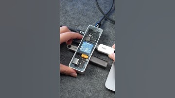 Visualization of the electronic components.Dockcase 6in1 Smart USB-C Hub.#dockcase #dockcase6in1