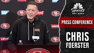49ers' Chris Foerster addresses altercation between McCaffrey, Greenlaw in camp | NBC Sports BA