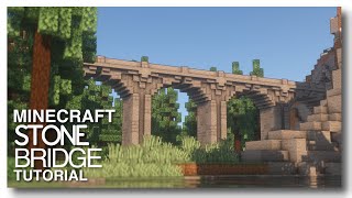 Minecraft: How to Build a Medieval Stone Bridge!