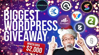 Biggest WordPress Christmas Giveaway - Over $2k Worth of Gifts!