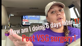 6 DAYS POST OP VSG| AM I IN PAIN⁉️