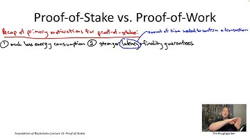 Foundations of Blockchains (Lecture 12.23: Proof-of-Stake vs. Proof-of-Work, Part 1)