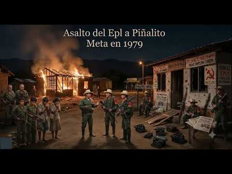  Ataque narcoterrorista del Epl contra habitantes de Piñalito (Meta) en julio de 1979