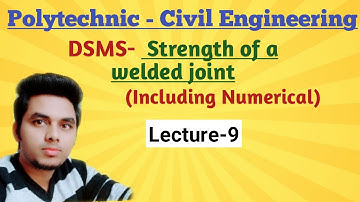 DSS(Lecture-9)- Strength of fillet Weld @Ashwini Sharma