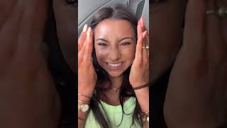 MY EYELINER 😭😭😭 i feel bad for her… #malaika #shorts