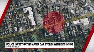 Police: suspect steals car with 2 children inside