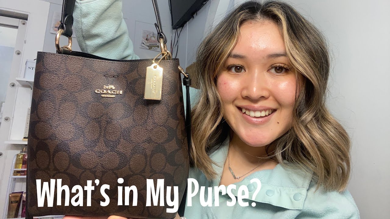 coach small town bucket bag review