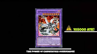 Yugioh Duel Links Zane and Power of Chimeratech Overdragon 100000 ATK!