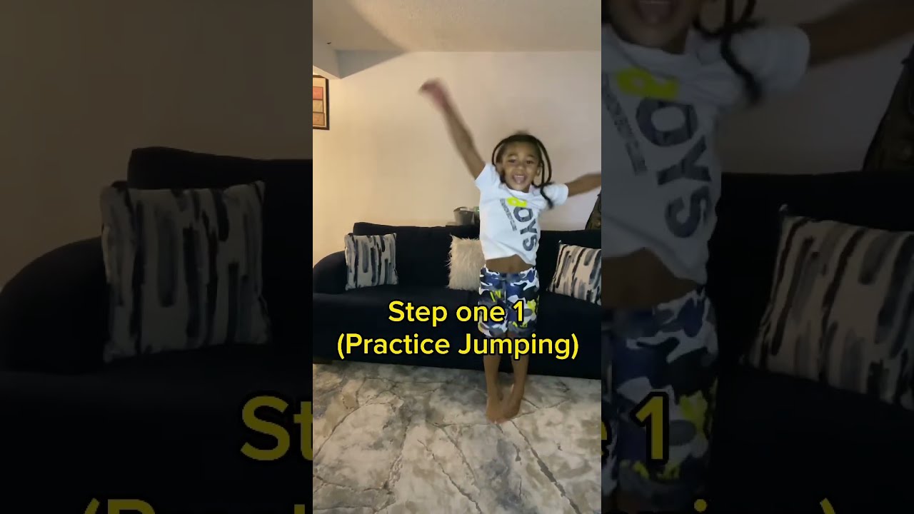How To Do A Backflip Tutorial Kids Flip