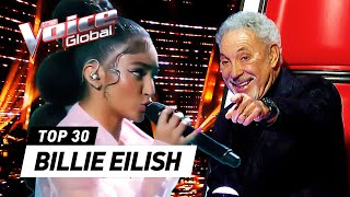 Outstanding BILLIE EILISH covers on The Voice | Mega Compilation