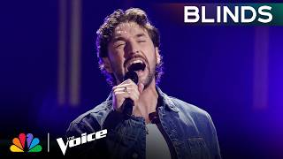 Brandon Diaz Makes a COMEBACK with Justin Timberlake’s “Drink You Away" | The Voice Blind Auditions