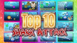 Agar.io - Top 10 Shark Attacks of 2016!