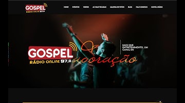 Site para Rádio Online  100% responsivo em PHP MySQL