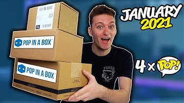 Pop In A Box Funko Pop Monthly Subscription - January 2021
