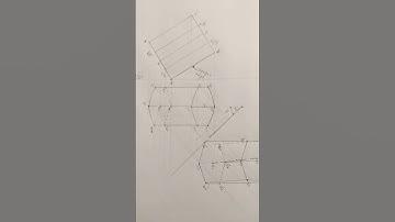 Engineering Drawing & Engineering Graphics // Projection of solid // Hexagonal prism