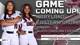 UMES Softball vs NC Central Game 2