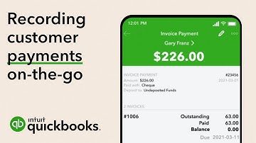 How to record customer payments in the QuickBooks Online Mobile App