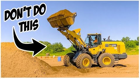 What NOT to do in a Wheel Loader | Heavy Equipment Operator
