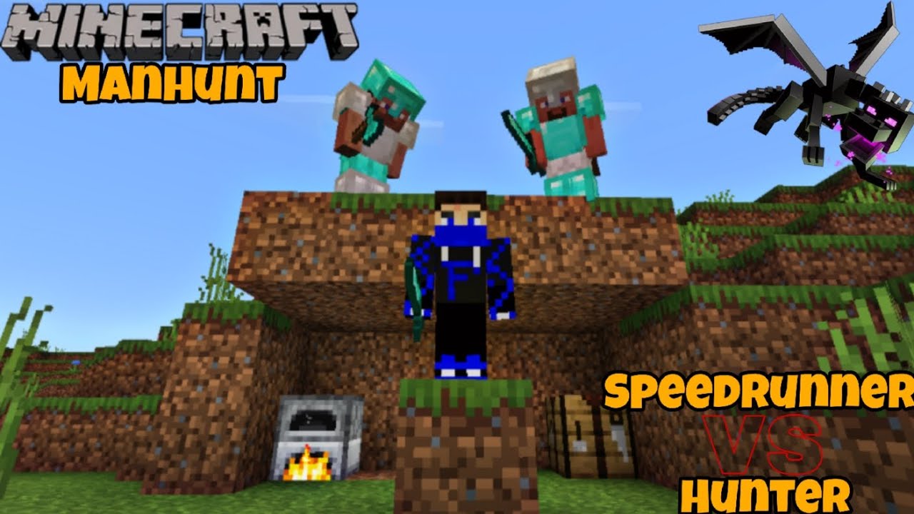 Minecraft 1 VS 2 SpeedRunner Vs Hunter Challenge - YouTube