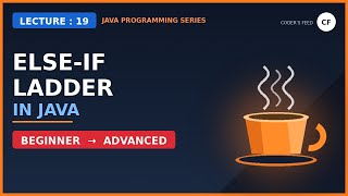 Conditional Statements(else-if) || Lec-19 || Java tutorials for beginners in hindi ||