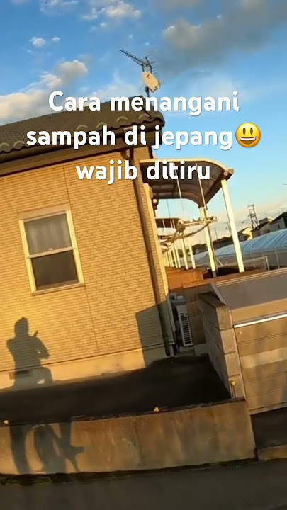 Cara menangani sampah di jepang#rumahdijepang #pedesaan #anakmagang #kenshusei
