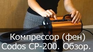 Компрессор (фен) для собак Codos CP-200. Видеообзор Компрессор (фен) для собак Codos CP-200. Видеообзор