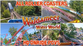 Waldameer  All Roller Coasters HD OnRide POVs