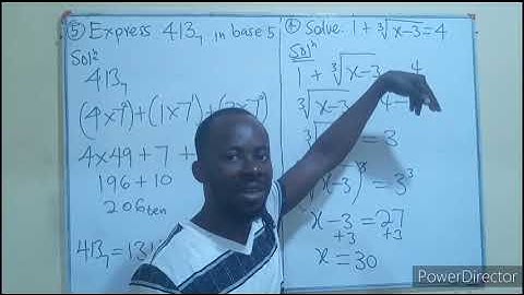 WASSCE 2023 JUNE EXAMINATION || OBJECTIVE TEST QUESTION No. 2 to 5