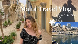 malta travel vlog with boyfriend!: international students explore europe ✧˚ · .