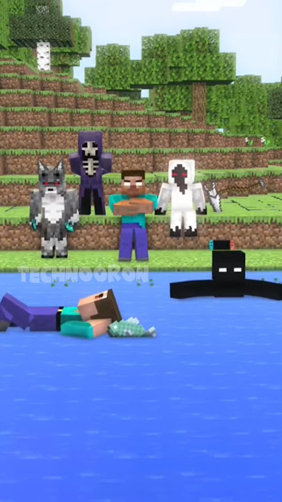 Sigma Herobrine VS Mutant Mobs 💀 | Minecraft Animation #sigma #herobrine #minecraft #animation