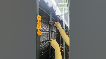 Testing transparent led display on factory  #leddisplay #ledscreen #ledscreens #shorts