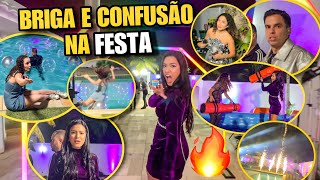 Briga E Confusão Na Festa De 30 Milhões Da Rafa E Luiz Jogaram A Menina Na Piscina