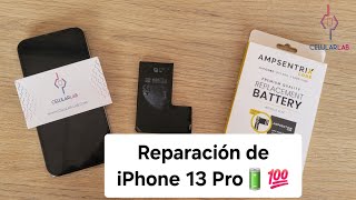 Reparación de iPhone 13 Pro (Cambio de batería iPhone 13 Pro)