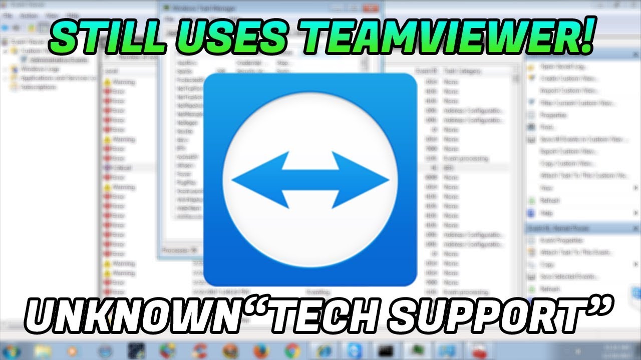 Update Tech Support Scam / Still uses TeamViewer!?? - 1-855-393-4537 - Unknown