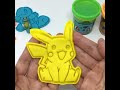 Make Pikachu with Play-Doh Molds: Pokémon Surprise Toys #Shorts