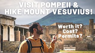 One Day Trip to Pompeii and Hiking Mount Vesuvius! 🇮🇹