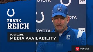 Sept. 18, 2022 | Head Coach Frank Reich Postgame Interview