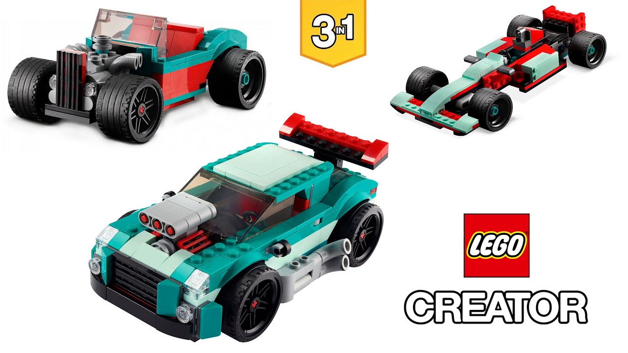 LEGO Creator - Carro de corrida de rua - 31127, LEGO CREATOR