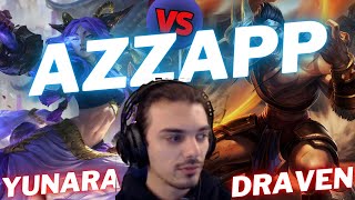 AZZAPP | YUNARA VS DRAVEN | ADC GAMEPLAY | Patch 15.15 / Season 15 | #LeagueofLegends