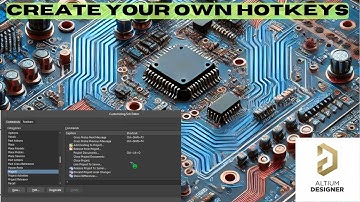 Altium Designer | Create your own hotkeys & find out any shortcuts