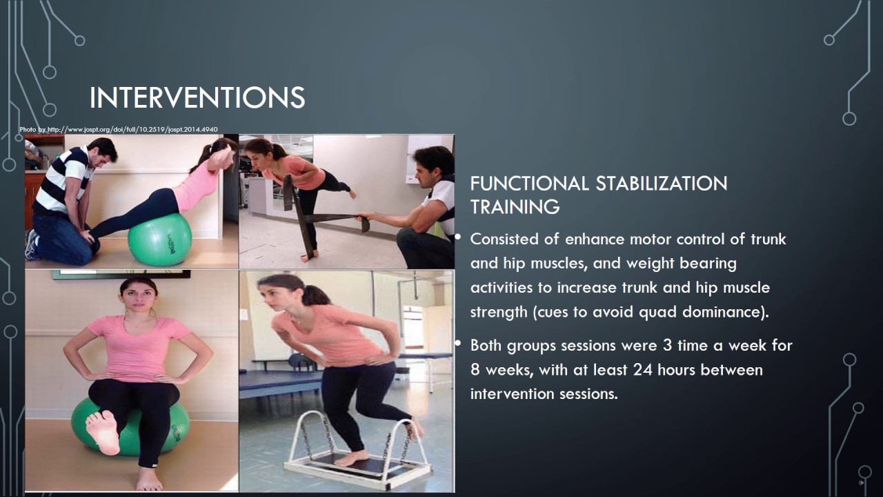 EFFECTS OF FUNCTIONAL Stabilization Training On Pain POWER POINT YouTube