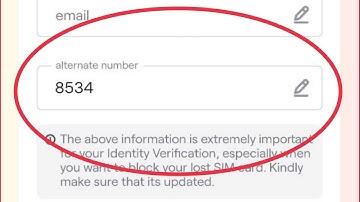 How To Change & Delete Alternate number in Vodafone & Idea Vi Sim || Vi App