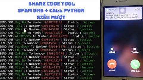 Share Source Code Tool Spam Sms + Call Api Siêu Mượt | Share Tool Spam Sms And Calls |Sáng Developer
