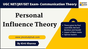 Personal Influence Theory | Communication Modals and Theories | by Kirti Khanna