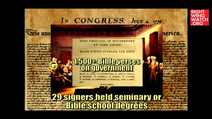 David Barton: Declaration and Constitution Are Based Entirely On The Bible