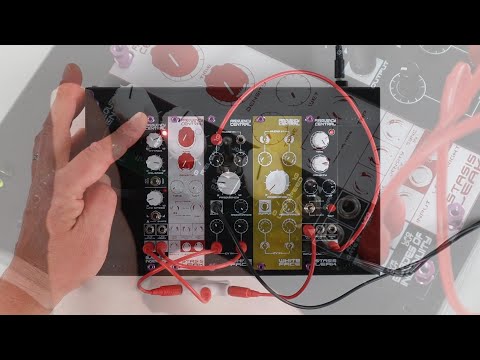 Frequency Central stars in "Twittering Device" feat Blades of Ingenuity (4HP AR generator and LFO)