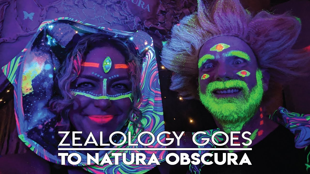 Natura Obscura - in glowing black light costumes