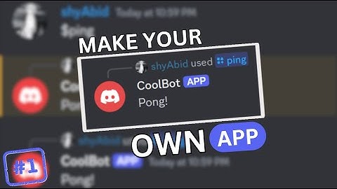 Discord.py Tutorial Part 1 | Simple Ping Command!