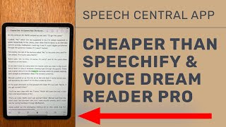 Speech Central Voice Reader App is Better & Cheaper than Speechify & Voice Dream Reader Pro