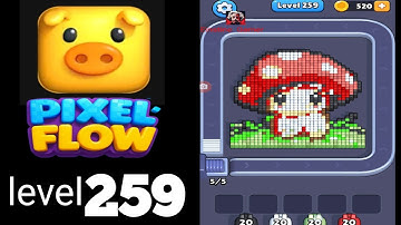Pixel Flow level 259 Walkthrough Solution